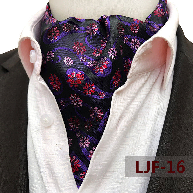 Herrenschal Jacquard Polyester Modisch und warm