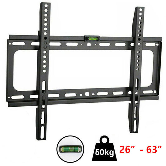 TV Wandhalterung Wandhalter LCD LED Plasma Fernseher 26- 63 Zoll Flach Bis 50 KG