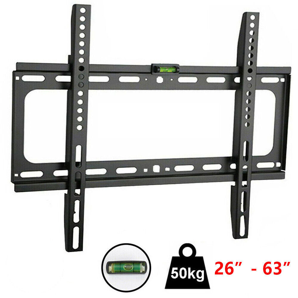TV Wandhalterung Wandhalter LCD LED Plasma Fernseher 26- 63 Zoll Flach Bis 50 KG