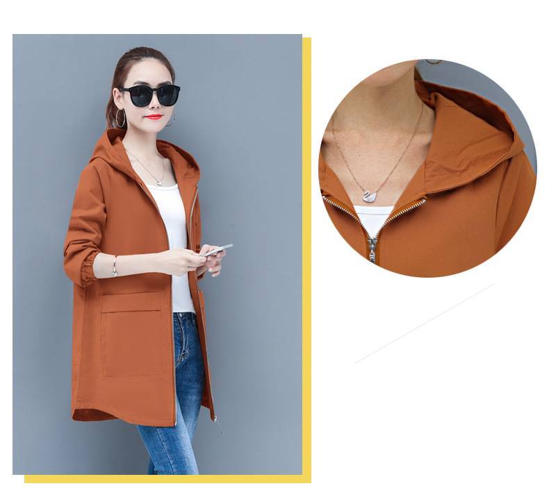 Neuer Stil Plus Fat Trenchcoat für Damen in Übergröße