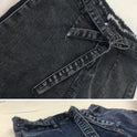 Fringed jeans