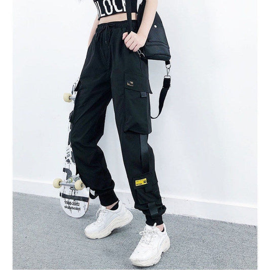 Hip Hop Arbeitskleidung Korsett Hose mit weitem Bein