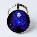 Twelve Constellation 25mm Time Gem Metal Keychain