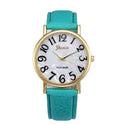 Marmor-Gürteluhr, modische Genfer Uhr, Muschel-Gesicht, lässige Uhr für Männer und Frauen