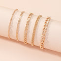 Einfache Retro Kette Fußkettchen Weibliche Kreative