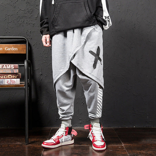 Japanische Hip-Hop Trend Printing Casual Hosen Männer
