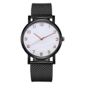 Damen Mesh Trap Quarzuhr Casual Einfache Digitale Damenuhr