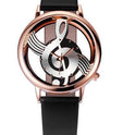 Koreanische Mode Hohl Note männliche und weibliche Paar Uhr