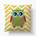 Owl Geometric Simple Animal Cute Cartoon Sofa Pillowcase
