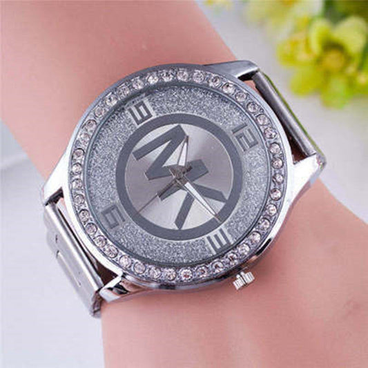 Legierung Diamant Mode Trend Stahl Band Herrenuhr