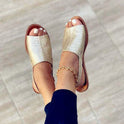 Schlichte Sandalen und Pantoffeln aus PU für Damen