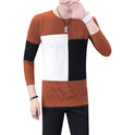 Plaid Slim-Fit Trendy Schöne Kleidung Basis Strickwaren