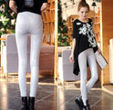Reine Farbe Dünne Skinny Matt Imitation Schlangenhaut Muster Kunstleder Kurze Leggings
