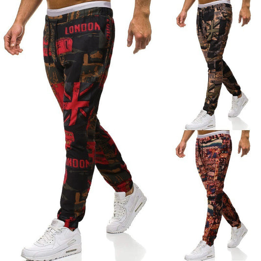 Trendy Retro Ethno Stil Baumwolle und Leinen Große Größen Casual Haremshose