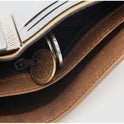 Men's Wallet Short Style Large Capacity Multi-Card Bag Fashion Three Percent Frosted Wallet