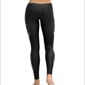 Leggings mit mechanischem Druck, Sommer, neuer Stil, All-Match, schmale Bleistifthose für Füße
