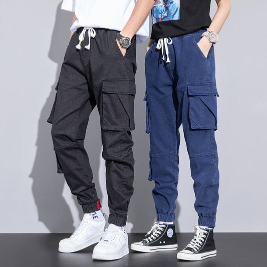 Casual Capris männer Frühling Koreanische Unisex Baumwolle Overalls