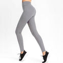 Neue europäische und amerikanische einfarbige Mode-Aports-Fitness-Yogahosen mit hoher Taille