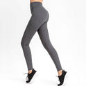Neue europäische und amerikanische einfarbige Mode-Aports-Fitness-Yogahosen mit hoher Taille