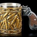 Bullet Stainless Steel Cup Personalized Pistol Style Beer Cup