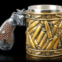 Bullet Stainless Steel Cup Personalized Pistol Style Beer Cup
