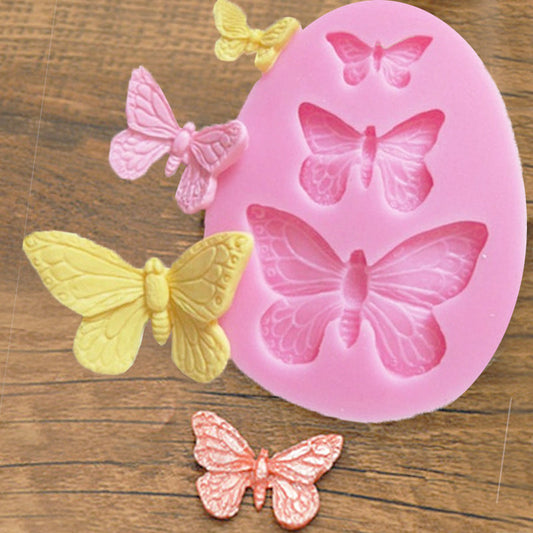 Fondant-Kuchen-Backform Flüssige Silikonform Kuchenformwerkzeuge Verschiedene kleine Schleifenformen