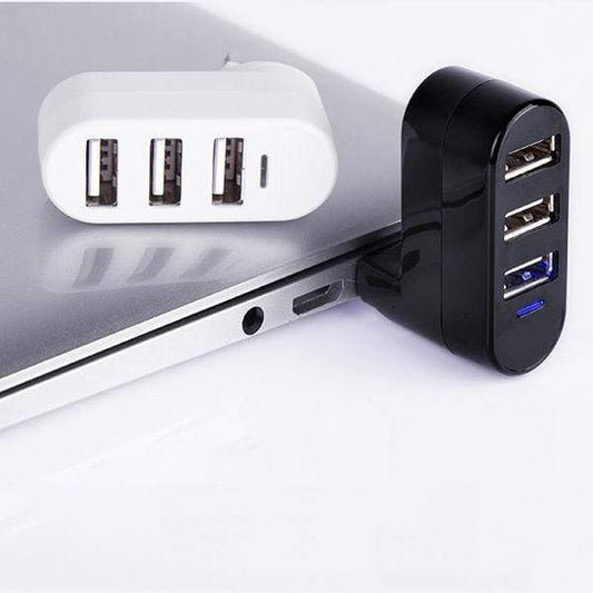 USB-Splitter USB-Hub-Splitter Multi-Interface Spin Color 2.0 Hochgeschwindigkeits-Erweiterungs-Hub HUB