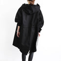 Übergroße, schmale Windjacke im koreanischen Stil für Damen