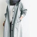 Übergroße, schmale Windjacke im koreanischen Stil für Damen
