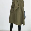Übergroße, schmale Windjacke im koreanischen Stil für Damen