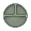Silikon Baby Anti-drop Rutschfeste Essteller Lebensmittel Fach Platte