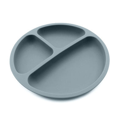 Silikon Baby Anti-drop Rutschfeste Essteller Lebensmittel Fach Platte