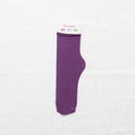 Velvet Piled Socks With Vertical Strips Curled Up