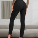 European And American High Waist Casual Sports Split High Slim Fit Comfortable Breathable Hip Lifting Yoga Leggings