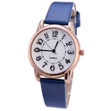 Drop Shipping Frauen Einfache Zifferblatt Armbanduhren Casual Mode Luxus Lederband Quarz Uhren Uhr Relogio Feminino