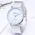 Damenuhr mit Mesh-Armband