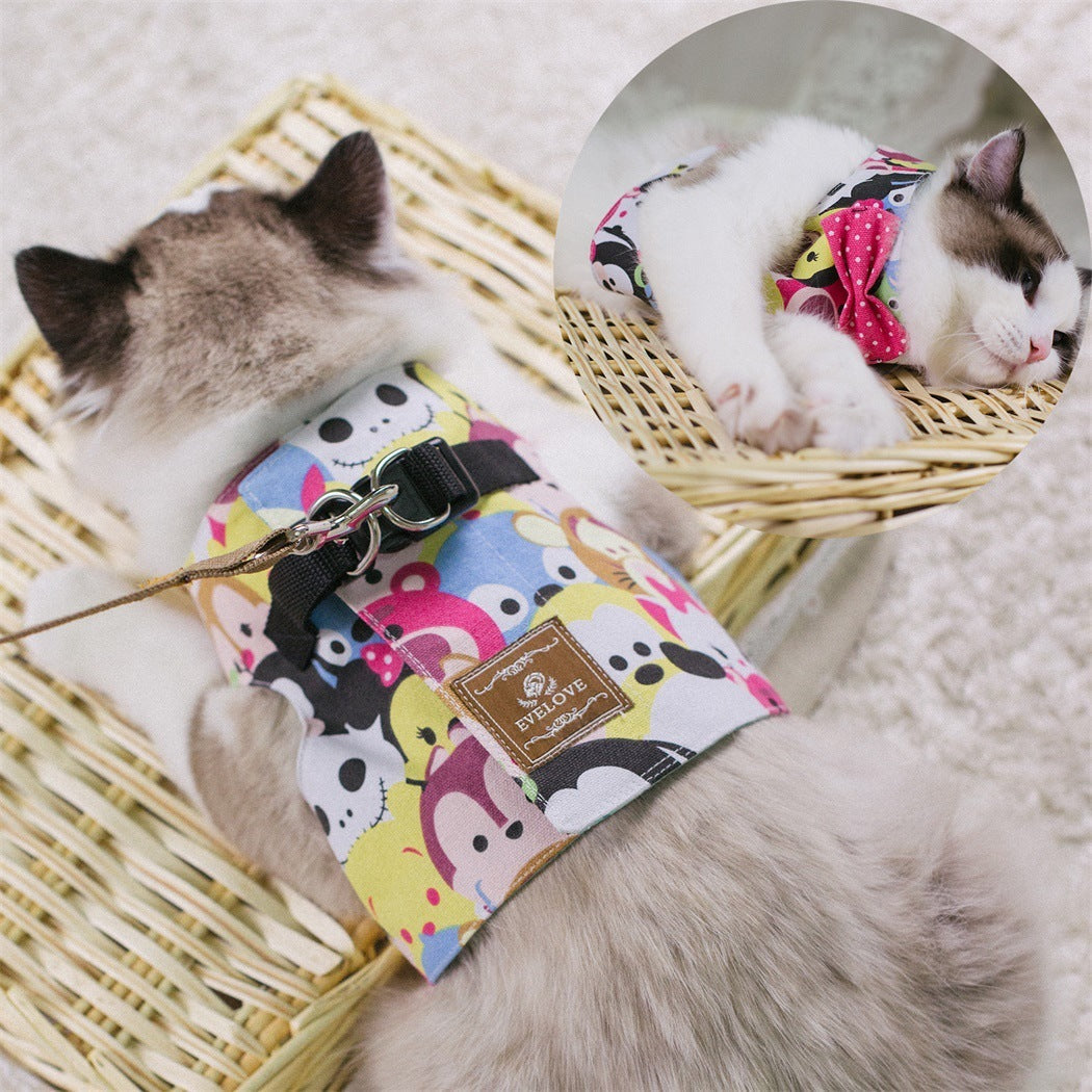 Brustgurt im Westenstil für Katzen