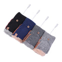 Warm Half Finger Flip Gloves