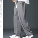 Eisseidenhose für Herren, dünne, gerade, lockere Hose