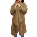 Fleece cardigan jacket