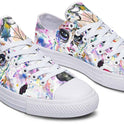 Modische Print Paar Low-Top Canvas Schuhe