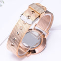 Damenuhr mit Mesh-Armband