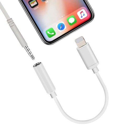 Audioadapter kompatibel für 78X Lightning auf 3,5 mm 2-in-1-Audioadapter