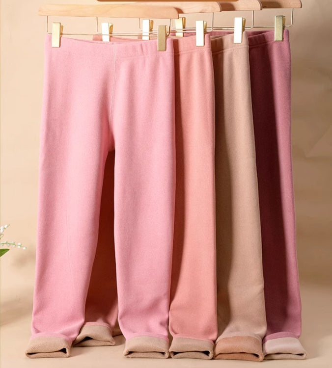 Warme Kaschmir-Leggings für den Winter, solide, schmale Hose, modische Hose für Damenbekleidung