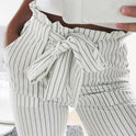 Europäische und amerikanische neue Mode wilde Taille beschnittene Hosen 