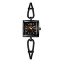 Hochwertige, einfache kleine quadratische Platte Legierung Armband Uhr im antiken Stil