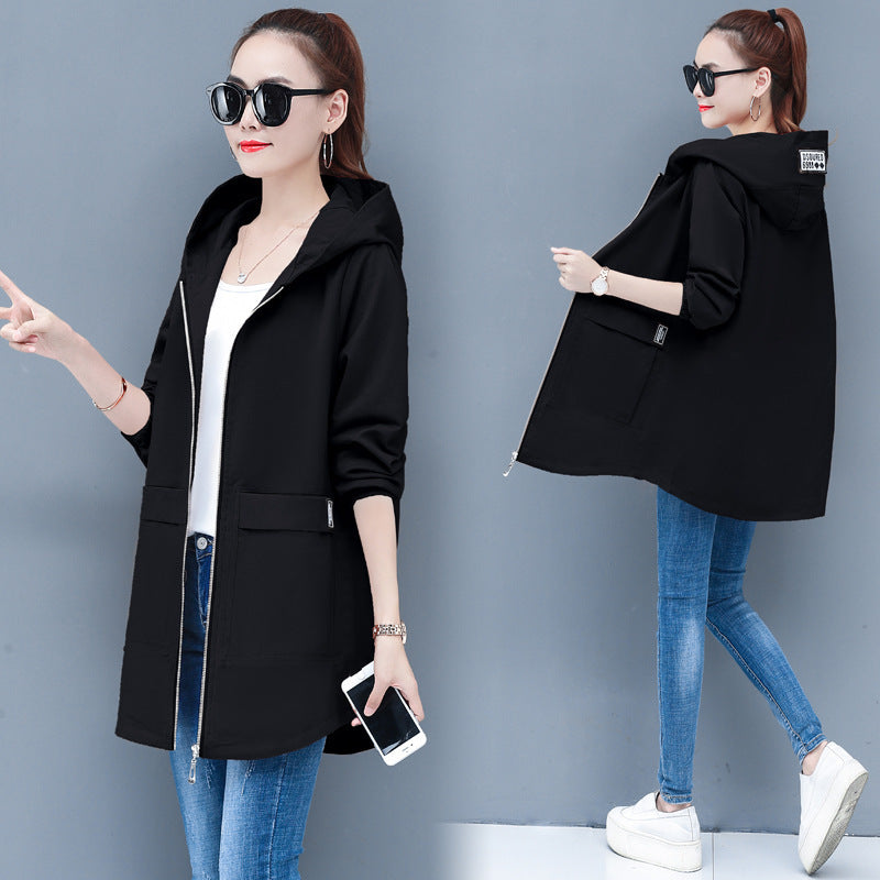 Neuer Stil Plus Fat Trenchcoat für Damen in Übergröße
