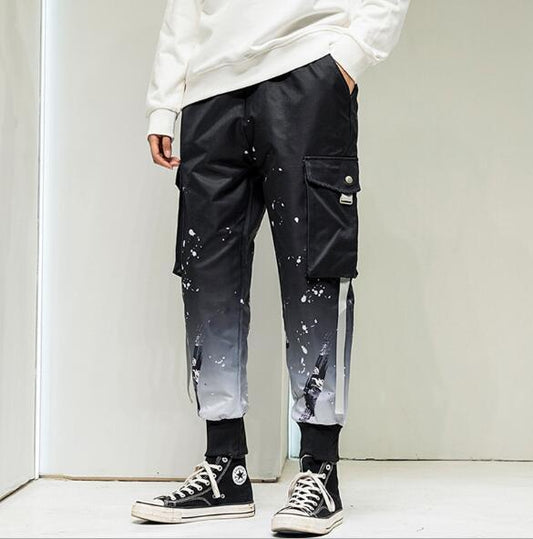 Malcolm Splash Paint Gradient Style Hip Hop Hose