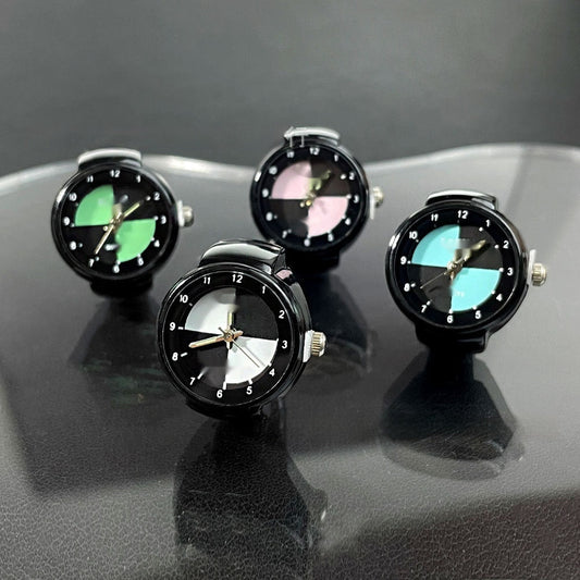 Neue leuchtende minimalistische kreative Ringuhr für Männer und Frauen