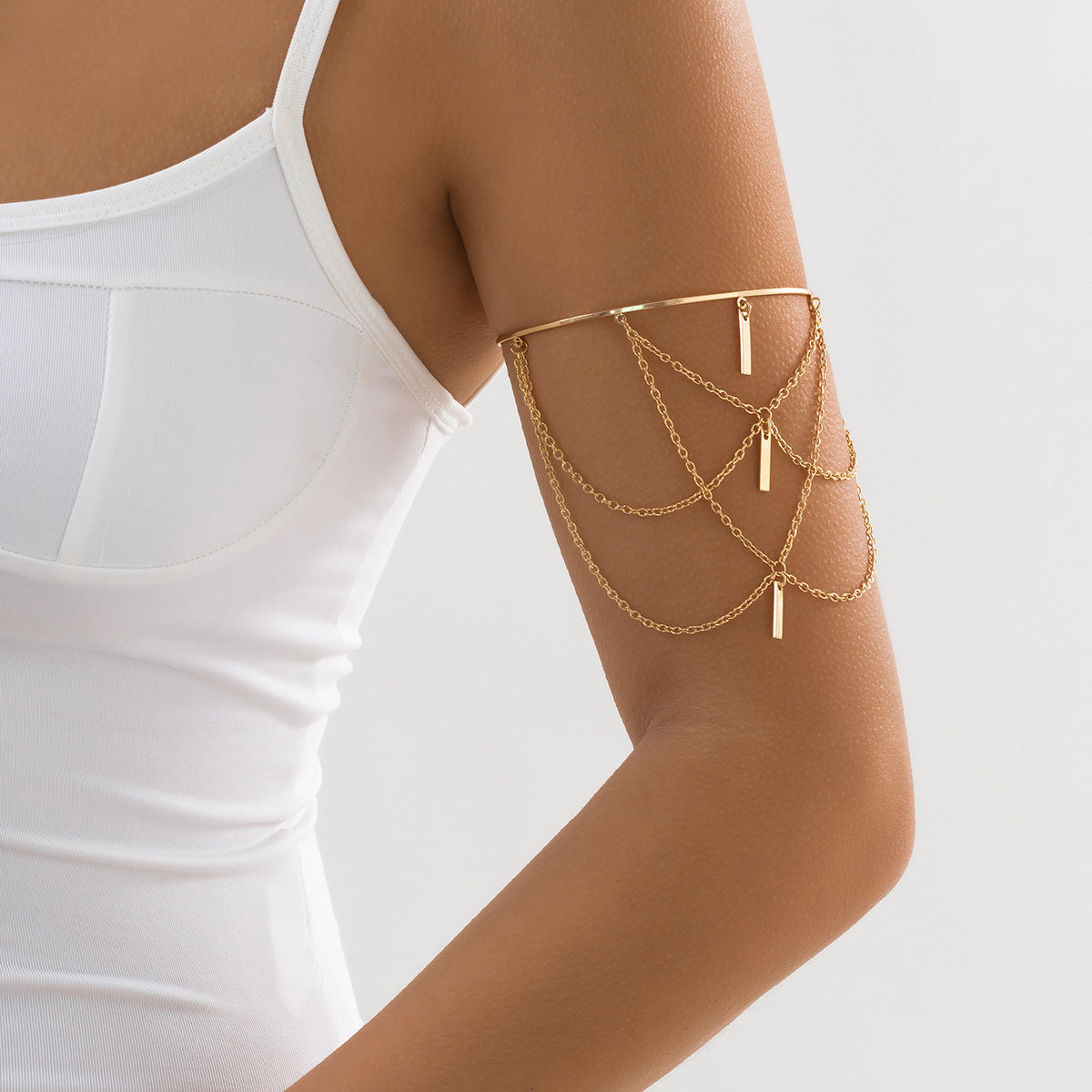Armband mit Pailletten und Quaste für Damen